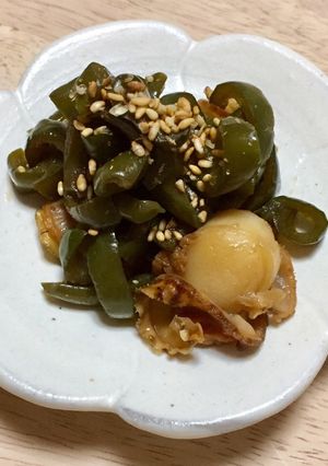旨っ！ベビー帆立とピーマンのうま煮-レシピのメイン写真
