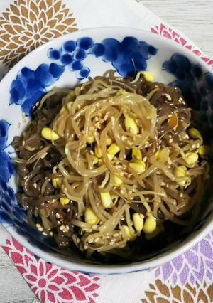 ☆糸蒟蒻作戦その２☆豆もやしのきんぴら-レシピのメイン写真
