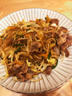 簡単&時短!春雨と豚肉のカレー風味炒め-レシピのメイン写真