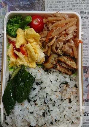 男子高校生弁当(^^)28-レシピのメイン写真