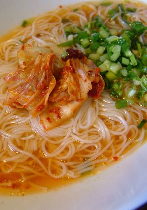 簡単！冷麺風そうめん-レシピのメイン写真