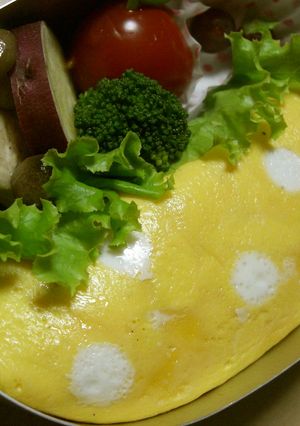 はんちゃん焼き（模様入り薄焼き卵：２）-レシピのメイン写真