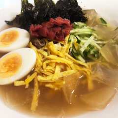 ひと手間で、冷麺をもっと美味しく！-レシピのメイン写真