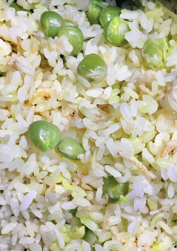 塩エンドウ豆と桜えびの炊き込み御飯-レシピのメイン写真