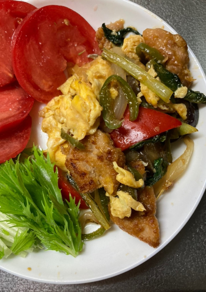 鶏もも肉とふわ卵の野菜中華炒め-レシピのメイン写真