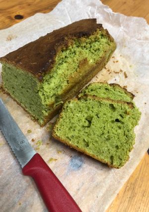抹茶ドリンクとコメ粉の簡単パウンドケーキ-レシピのメイン写真