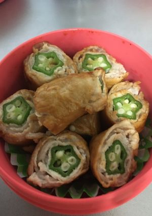 オクラの肉巻き☆蜂蜜醤油味-レシピのメイン写真