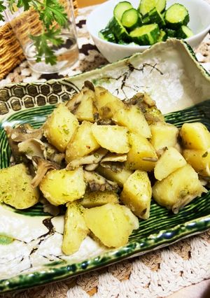 じゃがいもと舞茸のお手軽中華炒め-レシピのメイン写真