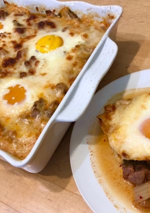 チーズたっぷり★豚キムチグラタン-レシピのメイン写真