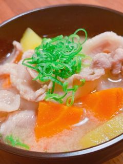 お好きな具材で☆豚汁-レシピのメイン写真