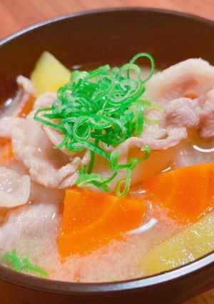 お好きな具材で☆豚汁-レシピのメイン写真