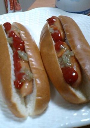 お一人料理　ホットドッグ-レシピのメイン写真
