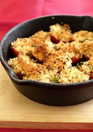 ミニトマトのにんにくパン粉焼き-レシピのメイン写真