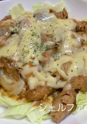 さば缶で簡単!味噌チーズ焼き-レシピのメイン写真