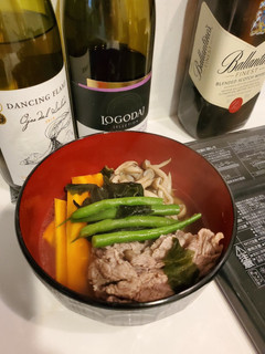 さっぱり! 牛肉とわかめの和風梅煮-レシピのメイン写真