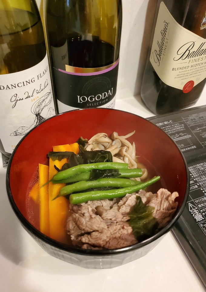 さっぱり！　牛肉とわかめの和風梅煮-レシピのメイン写真
