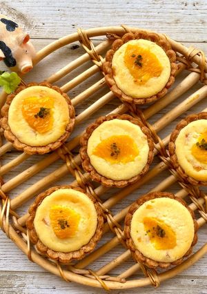 BAKE風オレンジヨーグルトチーズタルト-レシピのメイン写真