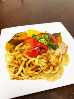 夏野菜♡焼きうどん-レシピのメイン写真