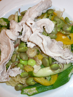 豚しゃぶと夏野菜のアジアン冷麺-レシピのメイン写真