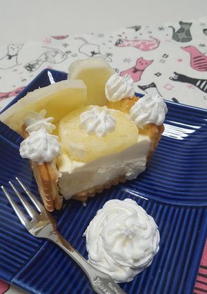 甘くない レモンのまんまレアチーズケーキ-レシピのメイン写真