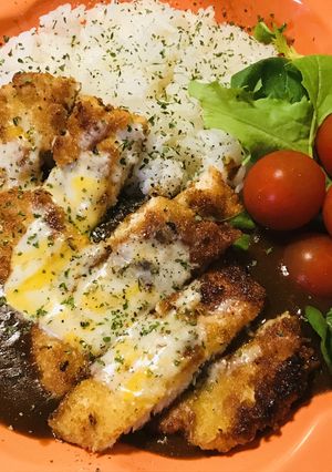 レトルト●鶏肉ササミのカツカレー-レシピのメイン写真