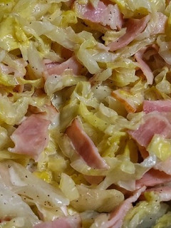 キャベツとベーコンで作る付け合わせ-レシピのメイン写真