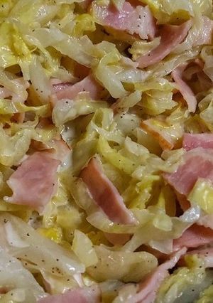 キャベツとベーコンで作る付け合わせ-レシピのメイン写真
