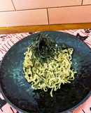 簡単♡明太子紫蘇胡麻ジェノベーゼ焼きそば
