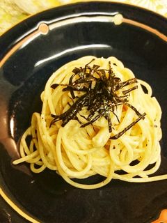 わさび漬けクリームチーズパスタ-レシピのメイン写真
