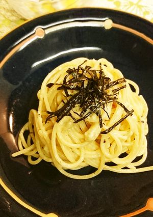 わさび漬けクリームチーズパスタ-レシピのメイン写真