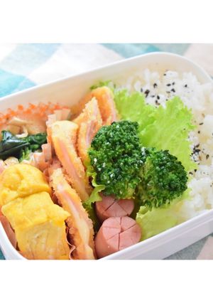 簡単！チーズ入りハムカツ♡お弁当にも！-レシピのメイン写真