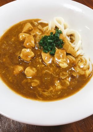 サッと作れる!チーズカレーうどん!-レシピのメイン写真