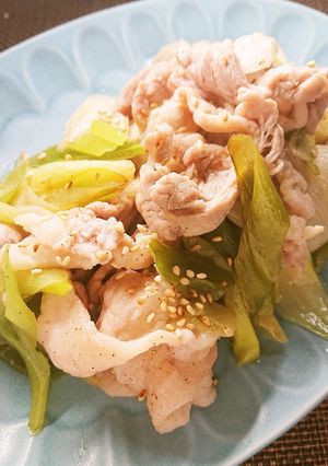簡単！昆布茶と豚肉DEネギ肉炒め(丼)♪-レシピのメイン写真