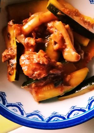サバ味噌煮缶のトマトケチャップ煮-レシピのメイン写真