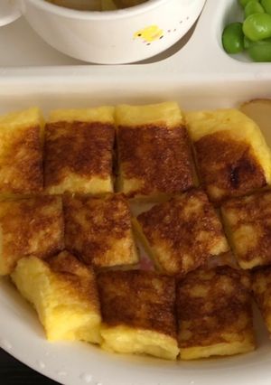幼児食にも しみしみフレンチトースト-レシピのメイン写真