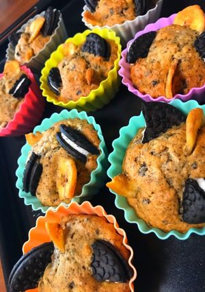 バナナオレオカップケーキ-レシピのメイン写真