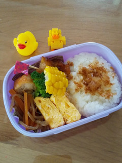 20/7/18 お休みの日のお昼弁当-レシピのメイン写真
