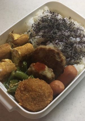 高校生お弁当（2020.7.18）-レシピのメイン写真