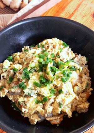 生姜とエビの中華風どんぶり-レシピのメイン写真