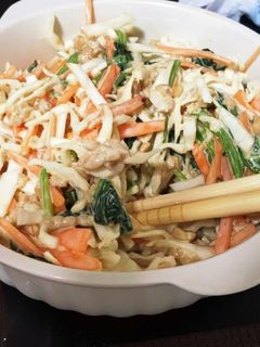 公式給食の納豆サラダ-レシピのメイン写真