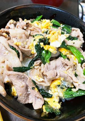 スタミナ満点!ポパイ丼-レシピのメイン写真