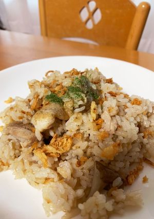 舞茸とチキンのガーリックバターライス-レシピのメイン写真