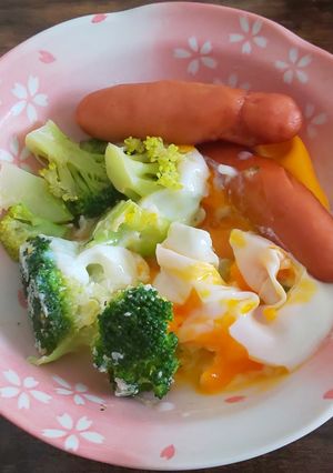 ☆レンジで簡単ブロッコリー温野菜サラダ☆-レシピのメイン写真