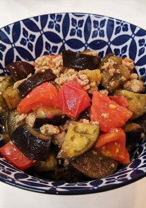 子供も大好き！トマト入り麻婆茄子風-レシピのメイン写真