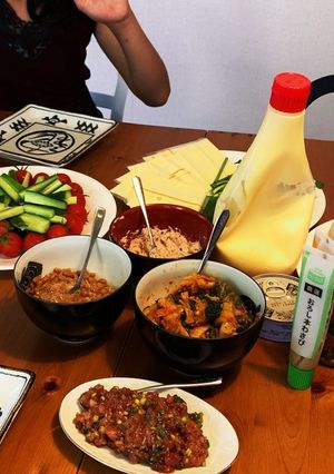 我が家の手巻き寿司-レシピのメイン写真