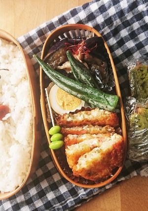 弁当★カニかま入りがんもカリカリチーズ焼-レシピのメイン写真