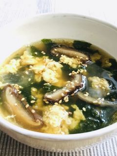 調理は5分♪干し椎茸の絶品卵スープ-レシピのメイン写真