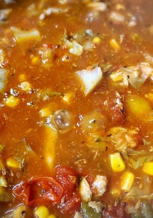 簡単!食べるスープ 鯖んなスープ-レシピのメイン写真