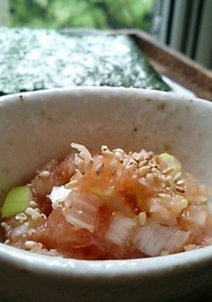 朝ごはんに。たらこの和えもの（韓国風）-レシピのメイン写真