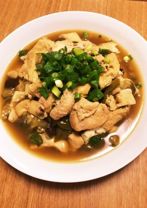 電気圧力鍋で作る鶏ししとうナスの煮込み-レシピのメイン写真